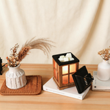 Farmhouse Lantern Wax Warmer – Electric Candle & Tart Burner with Timer