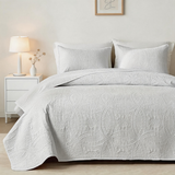 Bedding Bedspread-Polyester – Lightweight Coin Pattern Coverlet for All Season