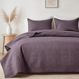 Bedding Bedspread-Polyester – Lightweight Coin Pattern Coverlet for All Season