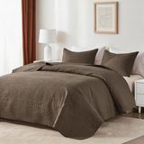 Bedding Bedspread-Polyester – Lightweight Coin Pattern Coverlet for All Season