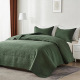 Bedding Bedspread-Polyester – Lightweight Coin Pattern Coverlet for All Season