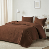 Bedding Bedspread-Polyester – Lightweight Coin Pattern Coverlet for All Season