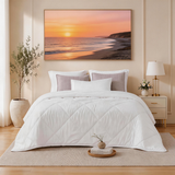 Luxury Bamboo Viscose Comforter – Cooling Duvet Insert with Lightweight Breathable Comfort