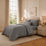 Premium Cotton Comforter – Soft Down Alternative Bedding with All-Season Breathability