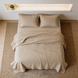 Premium French Linen Sheet Set – Soft Washed Bedding with Breathable All-Season Comfort