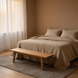 Premium French Linen Sheet Set – Soft Washed Bedding with Breathable All-Season Comfort