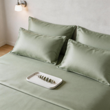 Premium Bamboo Viscose Sheet Set – Cooling Bedding with Silky Soft Breathable Comfort