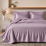 Premium Bamboo Viscose Sheet Set – Cooling Bedding with Silky Soft Breathable Comfort