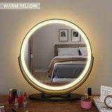 Ingle Home 19" Round Vanity Cosmetic Makeup LED light with Smart Touch Control