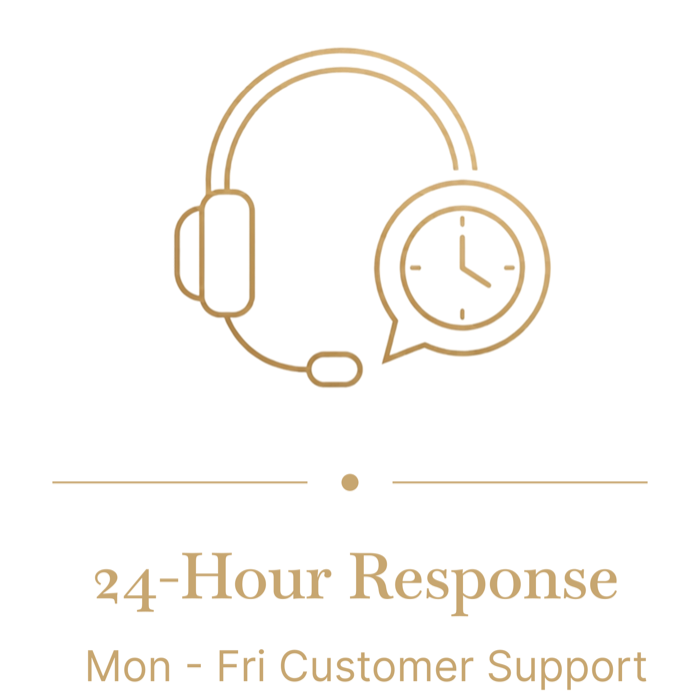 24-Hour Response — Mon to Fri Customer Support