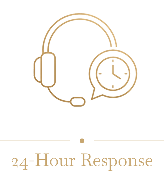 24-Hour Response — Mon to Fri Customer Support