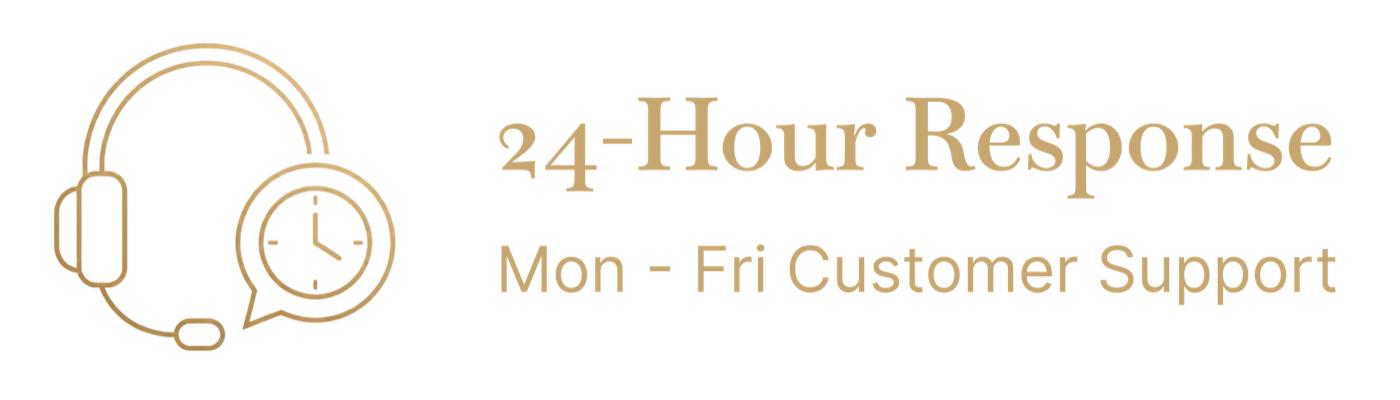 24-Hour Response — Mon to Fri Customer Support